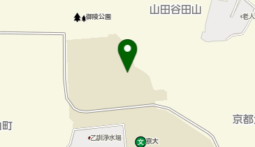 京都大学桂図書館の地図画像