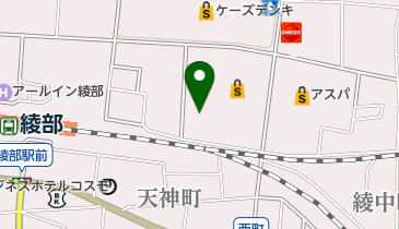 あやべ・日東精工アリーナの地図画像