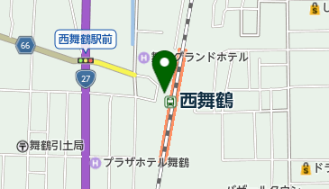 舞鶴市西駅交流センターの地図画像