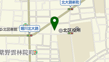 京都市北青少年活動センターの地図画像