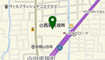 京都市西文化会館ウエスティの地図画像