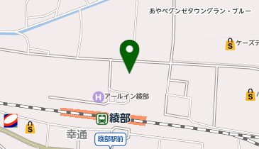 綾部市地域交流センターの地図画像