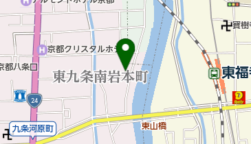 THEATRE E9KYOTOの地図画像