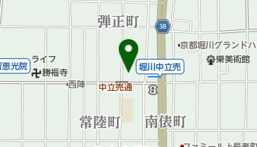 セレマあんしん祭典西陣シティホールの地図画像