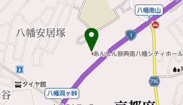セレマあんしん祭典南八幡シティホールの地図画像
