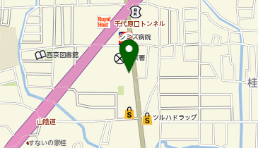 セレマあんしん祭典桂シティホールの地図画像