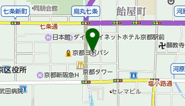 京都中央信用金庫駅前支店の地図画像
