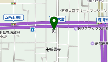 京都中央信用金庫大宮支店の地図画像