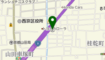京都中央信用金庫桂支店の地図画像