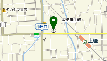 京都中央信用金庫上桂支店の地図画像