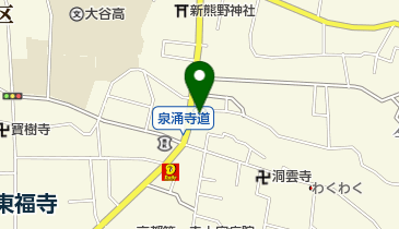 京都中央信用金庫泉涌寺支店の地図画像