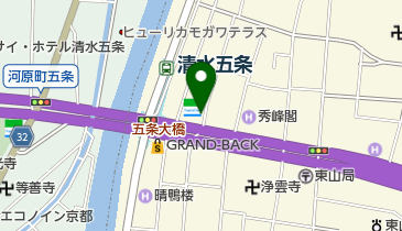 京都中央信用金庫東五条支店の地図画像