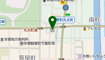 京都中央信用金庫丸太町支店の地図画像