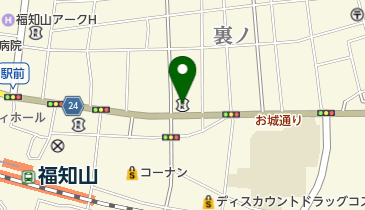 京都北都信用金庫福知山中央支店の地図画像