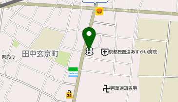 京都中央信用金庫百万遍支店の地図画像