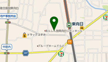 京都中央信用金庫東向日支店の地図画像