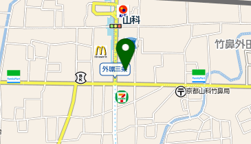 京都中央信用金庫御陵支店の地図画像