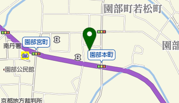 JA京都園部支店の地図画像