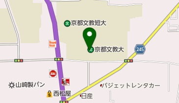 私立京都文教大学の地図画像
