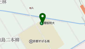 私立種智院大学の地図画像