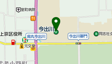 私立同志社大学の地図画像