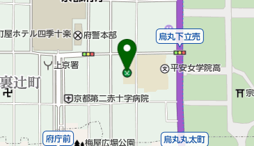 私立平安女学院大学京都キャンパスの地図画像