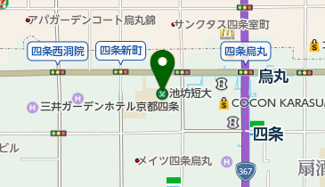 私立池坊短期大学の地図画像