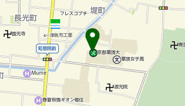 私立華頂短期大学の地図画像