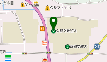 私立京都文教短期大学の地図画像