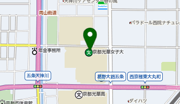 私立京都光華女子大学短期大学部の地図画像