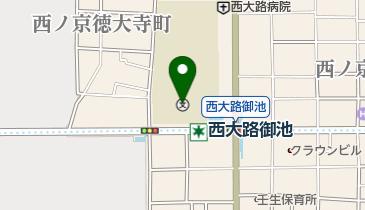 京都市立西京高校の地図画像