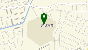 京都府立城陽高校の地図画像