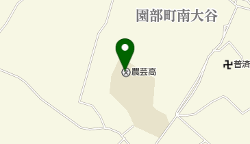 京都府立農芸高校の地図画像