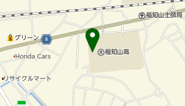 京都府立福知山高校の地図画像