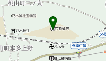 私立京都橘高校の地図画像
