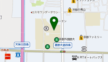 私立京都外大西高校の地図画像
