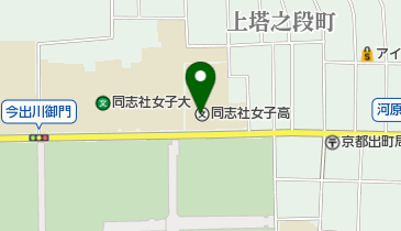 私立同志社女子高校の地図画像