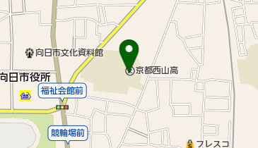 私立京都西山高校の地図画像