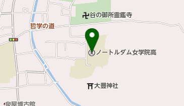 私立ノートルダム女学院高校の地図画像