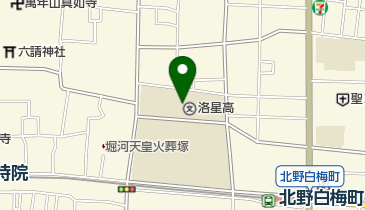 私立洛星高校の地図画像