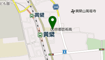 私立京都芸術高校の地図画像