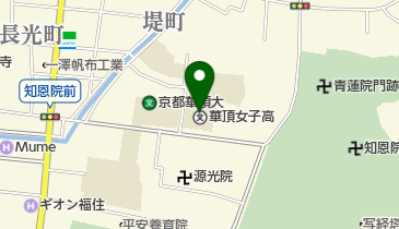 私立華頂女子高校の地図画像
