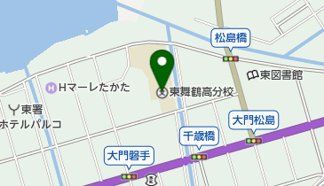 京都府立東舞鶴高校浮島分校の地図画像