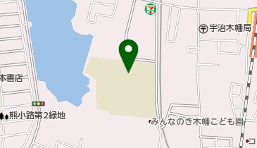 宇治市立木幡中学校の地図画像