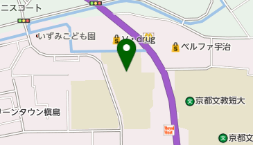 宇治市立槇島中学校の地図画像