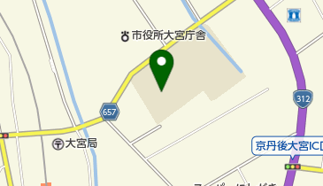 京丹後市立大宮中学校の地図画像