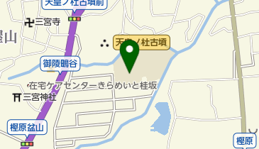 京都市立樫原中学校の地図画像