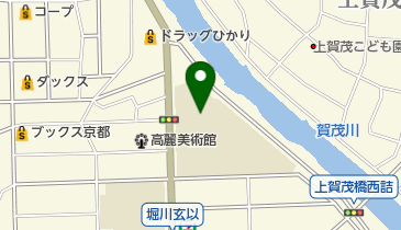 京都市立加茂川中学校の地図画像