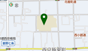 京都市立西京極中学校の地図画像