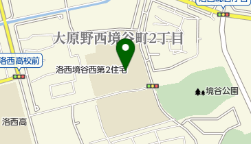 京都市立洛西中学校の地図画像